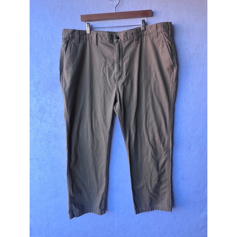 Carhartt Mens Relaxed Fit Cotton Twill Work Pants Tan Brown 44x30 100095-253